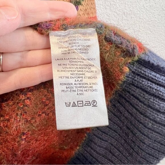 BDG Urban Outfitters Southwest Aztec Knit Cardigan Sweater M Boho Retro Grunge - Picture 5 of 10